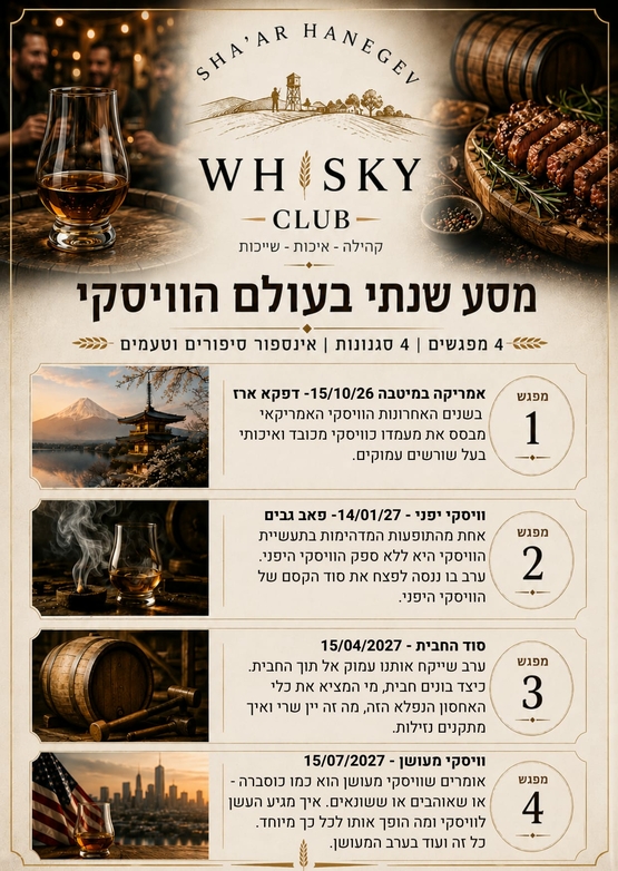 תמונת מופע: מועדון הוויסקי כניסה חד פעמית